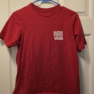 Vans Red Short Sleeve Tee